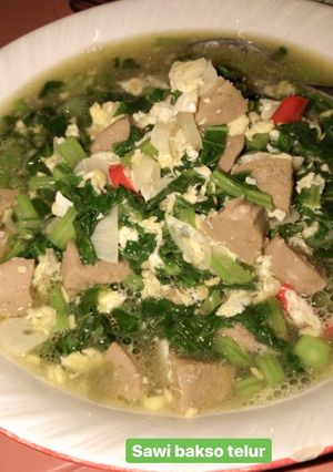 Foto resep Tumis sawi bakso