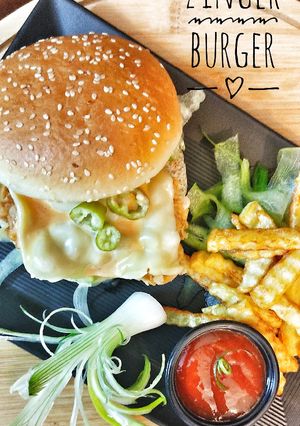 A picture of Zinger Burger.