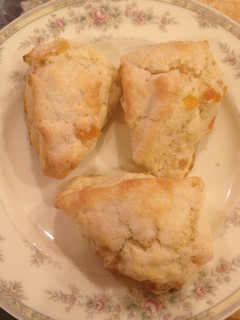 A picture of Apricot Cream Scones.