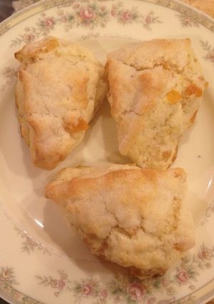 A picture of Apricot Cream Scones.