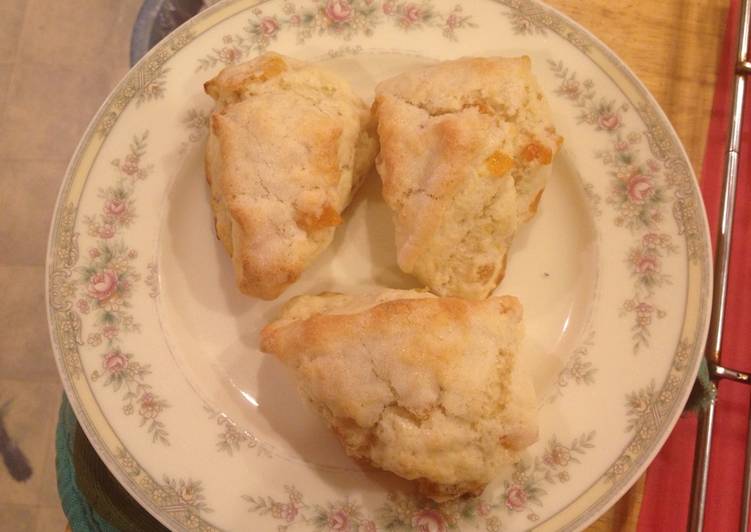 Simple Way to Prepare Speedy Apricot Cream Scones