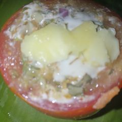 A picture of Grilled tomato.
