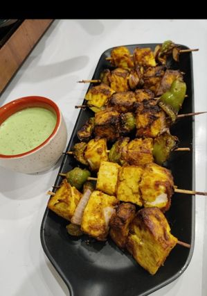 A picture of Paneer Tikka in Air Fryer.