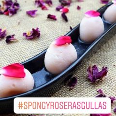 Spongy Rose Rasgullas A picture of Spongy Rose Rasgullas.