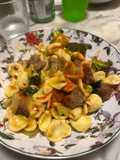 Orecchiette con broccoli salsiccia e Nduja