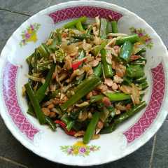 รูปของ Tumis Bunga Bawang Tauco Teri