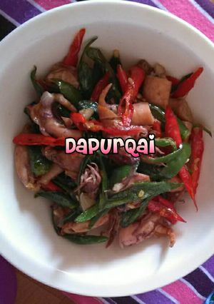 Foto resep Cumi Asin Cabe Ijo