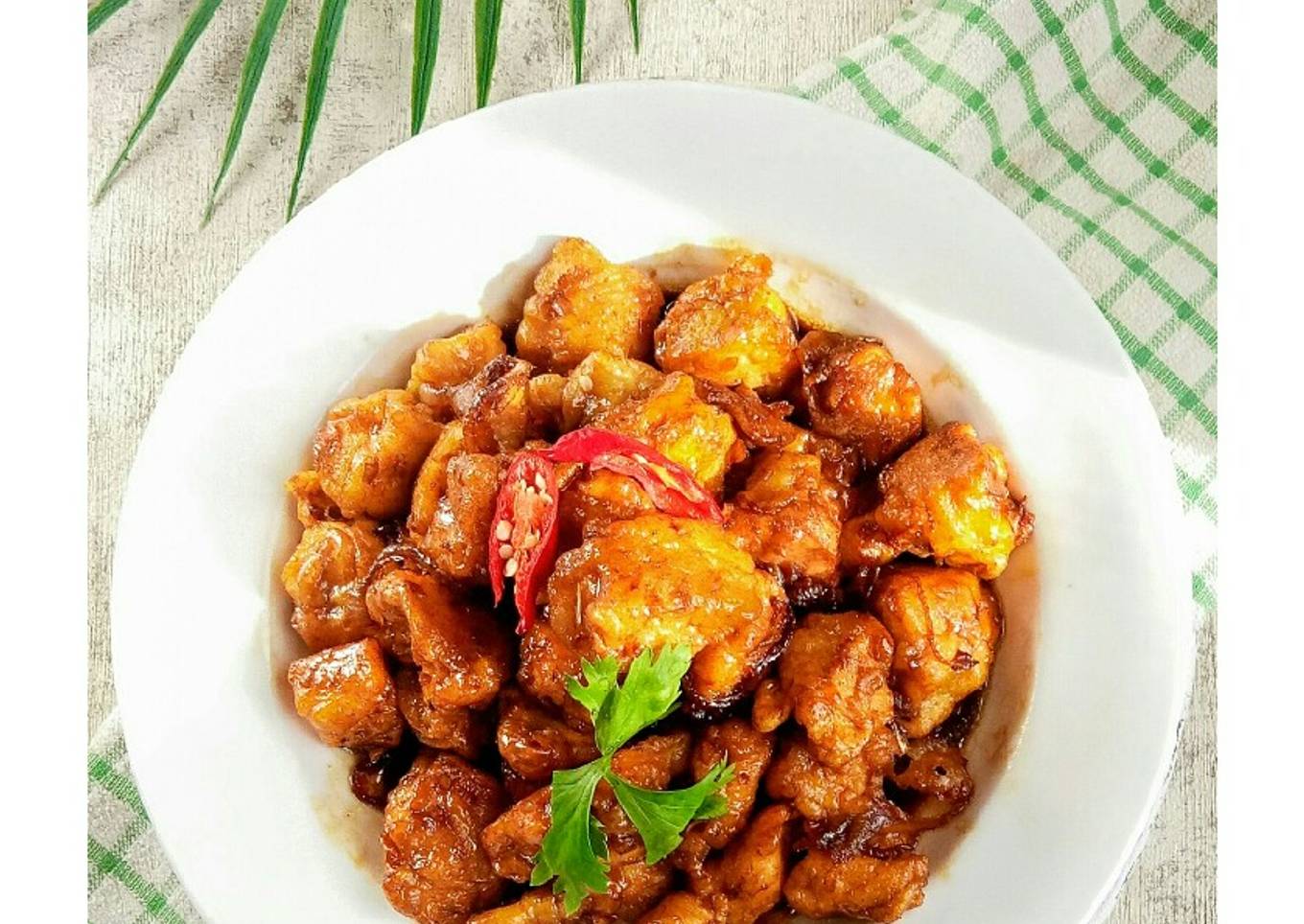 Chicken Karage Masak Kecap Mentega