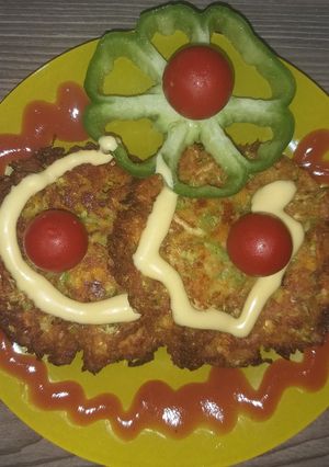 عکسی از دستور کوکوی کدو و هویج