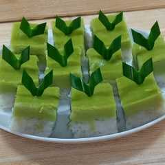 รูปของ Kue talam ketan pandan