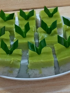 Foto resep Kue talam ketan pandan