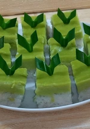 Foto resep Kue talam ketan pandan