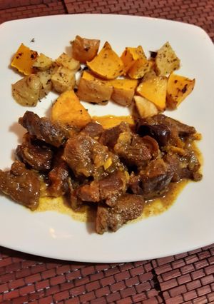 Una foto de Osobuco en tajine