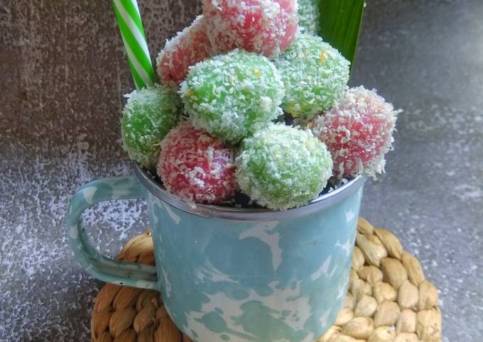 Klepon Pandan Buah Naga