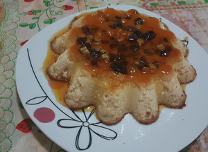Foto principal de Flan tres leches Johnny Walker con frutas secas