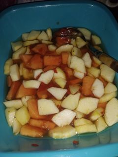 Foto resep Asinan buah sederhana