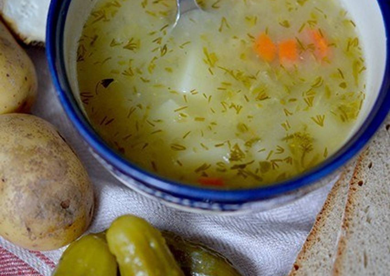 Polish soup with fibers