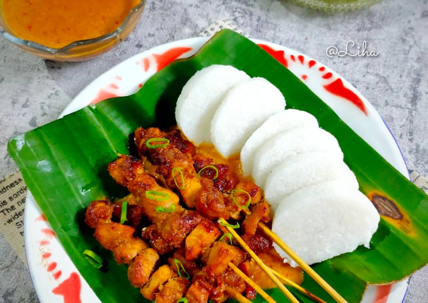 Sate ayam bumbu kacang