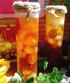 trà tắc mật ong