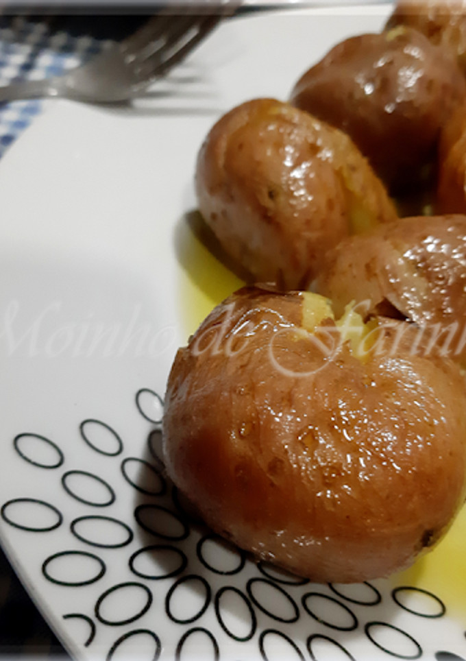 Foto de Batatas a murro no Micro-ondas