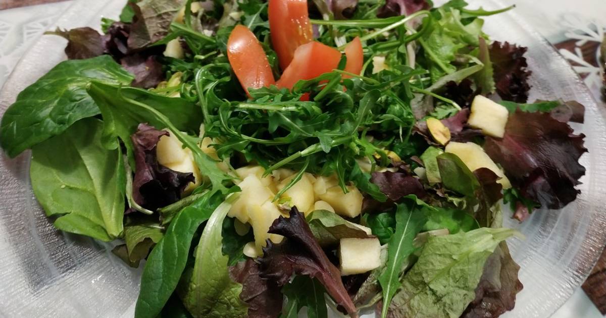 Ensalada De Brotes Tiernos Con Manzana Y Frutos Secos Receta De ...