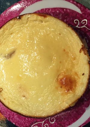 Une photo de Cheese cake léger aux pommes