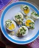 Huevos con mayonesa