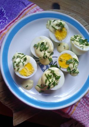 Una foto de Huevos con mayonesa