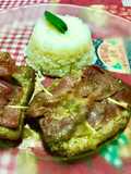 Saltimbocca con Timbal de Arroz 🍚
