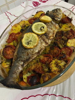 صورة لوصفة سمكة معمرة في الفرن 🐠🎏😋