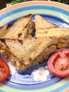 Foto resep Roti Tangkup Tuna Mayo Jagung