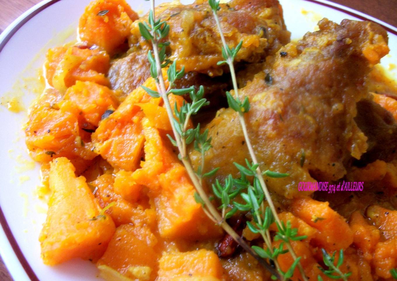 PORC à la PATATE DOUCE