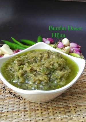 Foto resep Bumbu Dasar Hijau
