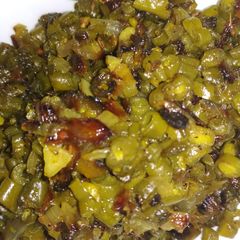 A picture of Beans bhaja.