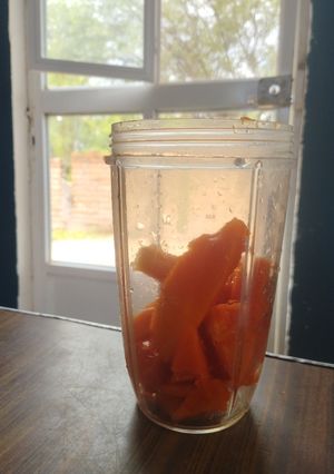 Una foto de Agua de papaya