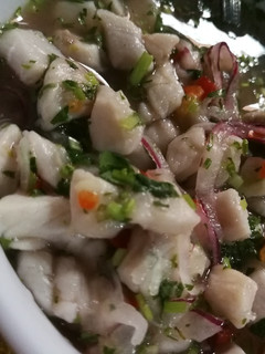 Una foto de Ceviche de pescado