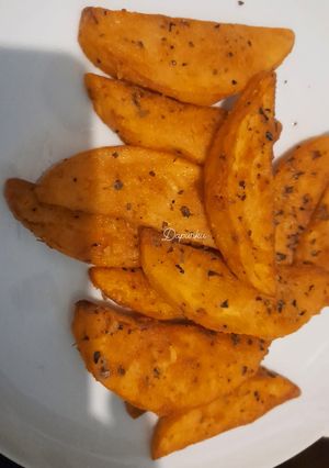 Foto resep Potato wedges simple