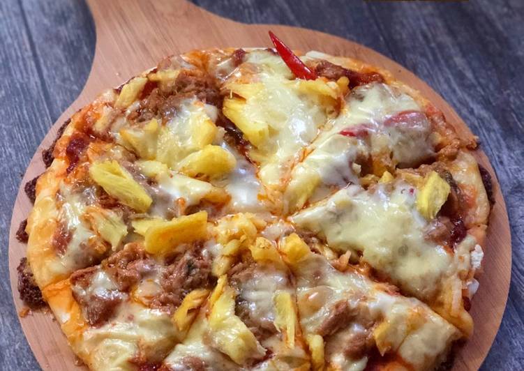 Cara Mudah Masak: Pineapple Tuna Pizza  Termudah