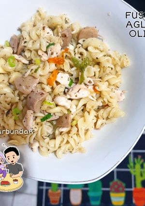 Foto resep Fusili aglio olio