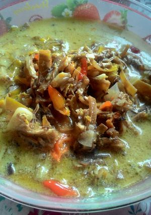 Foto resep Lodeh Jantung Pisang (Ontong)