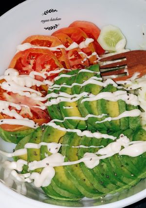 Hình của món Salad bơ.