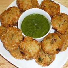 A picture of Sago Vada.