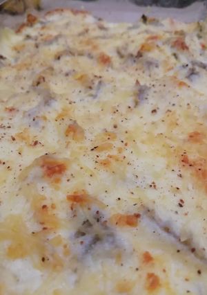 Une photo de Gratin de cardon/potimarron