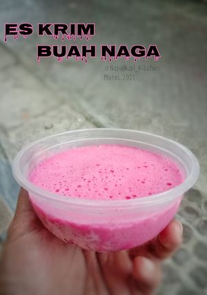 Foto resep Es Krim Buah Naga