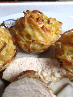 Sajtos spagettimuffin (Gluténmentesen is) recept fotója