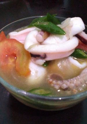 Foto resep Cumi-cumi kuah bening