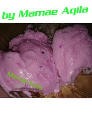 Foto resep Es krim buah naga