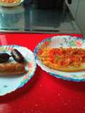 Butifarras catalanas con espárragos a la vinagreta de mostaza