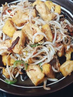 Foto resep Tumis tauge tahu ikan asin