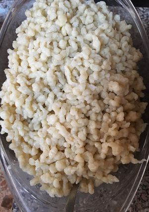 Kacsazsíros nokedli recept fotója